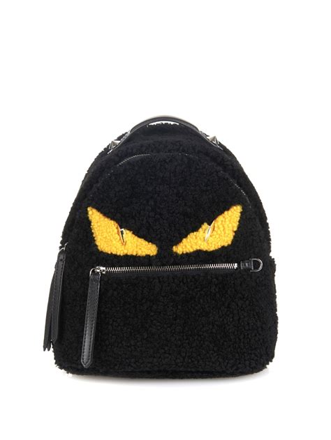 fendi mini monster backpack|fendi backpack with eyes.